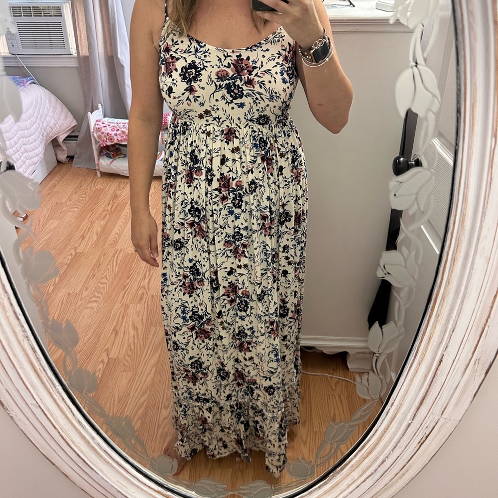 Size medium floral maxi dress